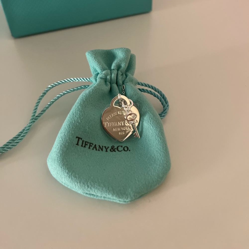 Tiffany & Co Heart tag and key pendant